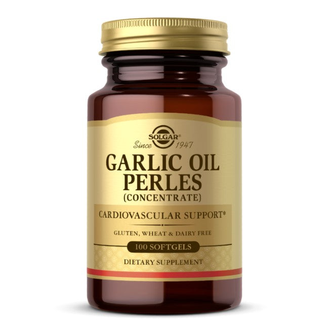 Garlic Oil Perles (Reduced Odor) 100 Softgels - front 2