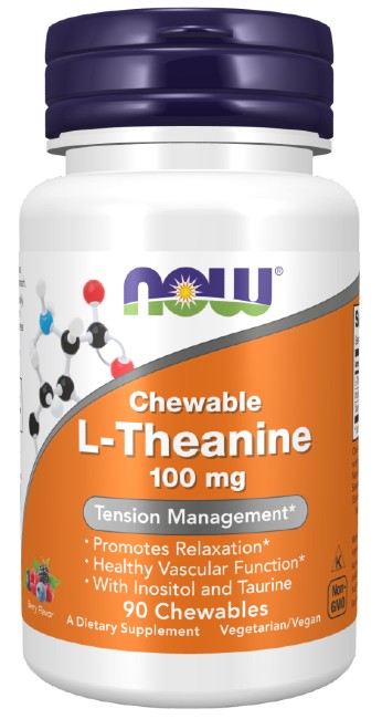 L-Theanine 100 mg 90 Chewables - frente 2