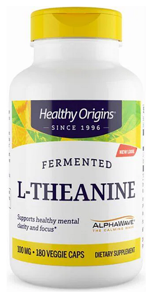 L-Teanina 100 mg (AlphaWave) 180 cápsulas vegetais - frente 2