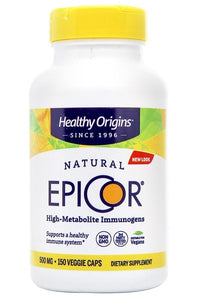 Miniatura de Healthy Origins Epicor 500 mg 150 cápsulas vegetais.