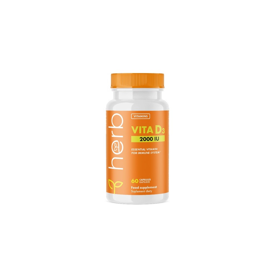 Vitamin D3 2000 IU 60 Capsules - front