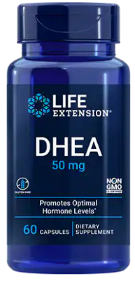 Life Extension DHEA 50 mg 60 cápsulas.