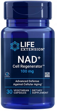 Miniatura de NAD+ Cell Regenerator, 100 mg 30 cápsulas vegetais - frente 2
