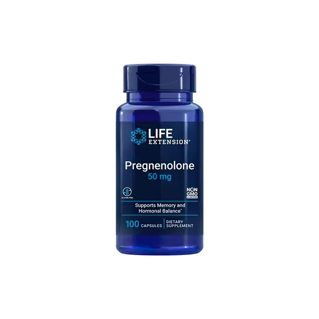 Pregnenolona 50 mg 100 Cápsulas - frente
