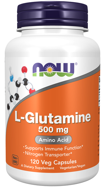 L-Glutamina 500 mg 120 cápsulas vegetais - frente 2