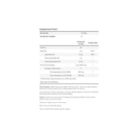 Miniatura de Uma tabela que mostra os ingredientes do produto Omega-3 180 EPA/120 DHA 200 softgel com destaque para a saúde do coração num fundo branco por Now Foods.