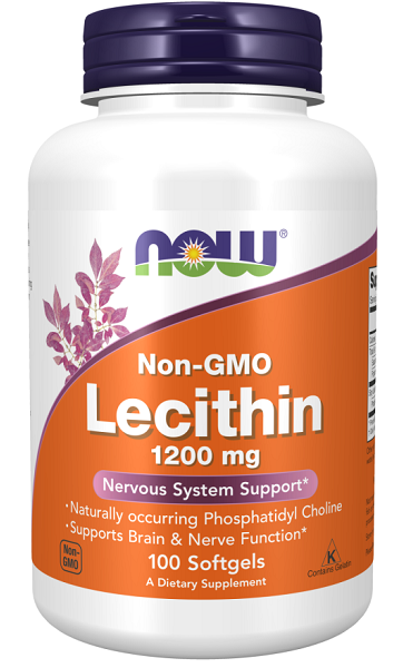 Lecitina 1200 mg 100 cápsulas de gelatina mole - frente 2