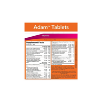 Miniatura de Now Foods ADAM Multivitamins & Minerals for Man 60 vege tablets sobre um fundo branco.