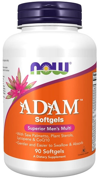 Now Foods ADAM Multivitamins & Minerals for Man cápsulas de gelatina mole, 90 cápsulas de gelatina mole.