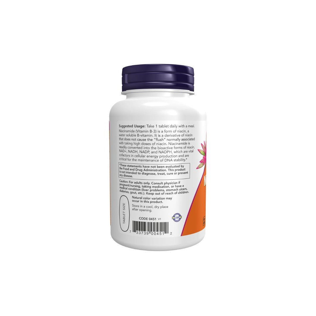 Niacinamide 1000 mg 90 Tablets - back