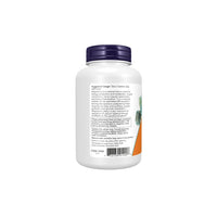 Thumbnail for A Now Foods Magnesium Citrate 200 mg 250 Tablets supplement bottle with dosage instructions and ingredients listed on its white label, featuring an orange design and a purple cap.