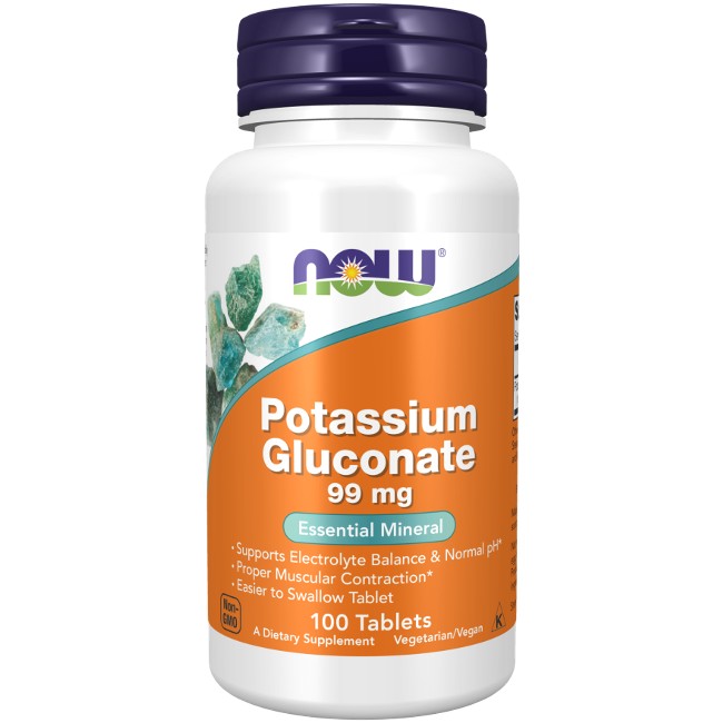 Potassium Gluconate 99 mg 100 Tablets - front