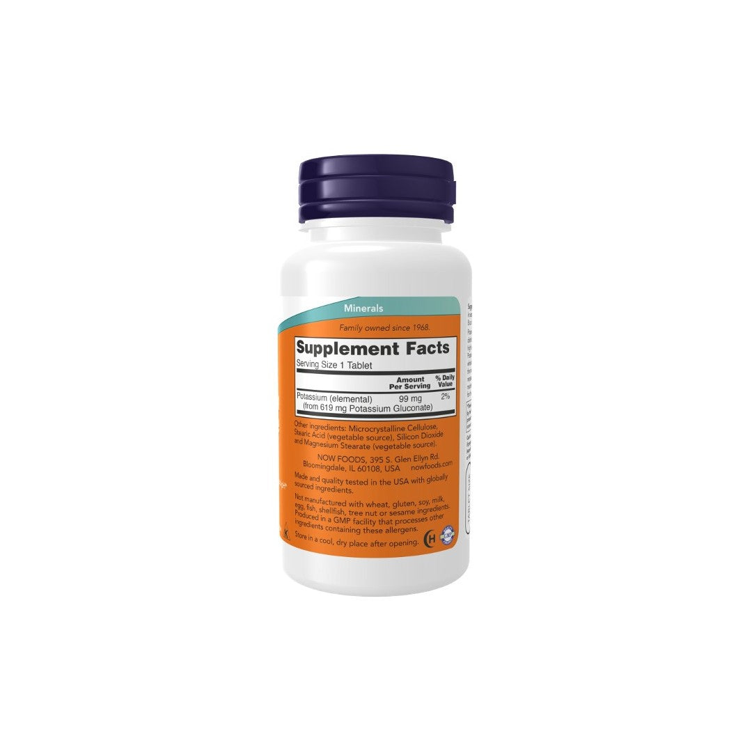 Potassium Gluconate 99 mg 100 Tablets - supplement facts