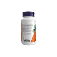 Thumbnail for A bottle of dietary supplements with a white label and a dark blue cap. The label includes suggested usage instructions, ingredients, and safety warnings. This Now Foods L-OptiZinc 30 mg zinc supplement, featuring L-OptiZinc for immune system support, is designed to keep you feeling your best in 100 veg capsules.