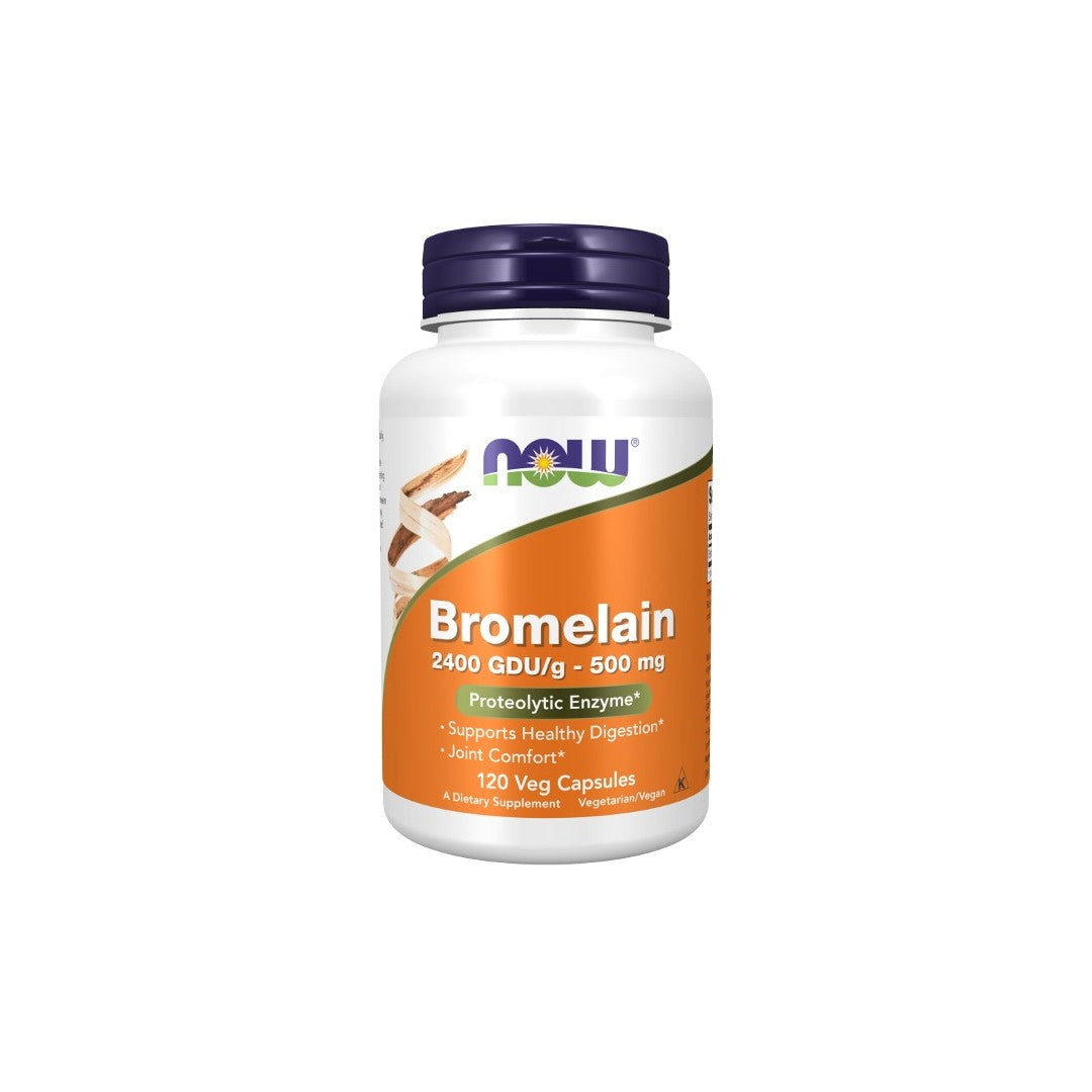 Bromelaína 500 mg 120 Cápsulas vegetais - frente