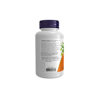 Thumbnail for A bottle of Now Foods' Saw Palmetto Berries 550 mg 100 Veg Capsules, featuring a dark purple cap and a white label with suggested usage instructions, ingredients, and other product information designed to support prostate health.