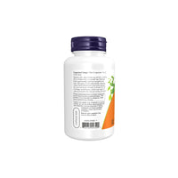 Thumbnail for Image of a white supplement bottle with an orange label showing nutritional information and suggested usage instruction for Now Foods Slippery Elm 400 mg 100 Veg Capsules.