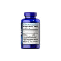 Miniatura de Um frasco de Puritan's Pride Glucosamine Chondroitin MSM 120 cápsulas com um rótulo.