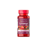 Miniatura de um frasco de Puritan's Pride Lycopene 40 mg 60 Rapid Release Softgels com tomate.