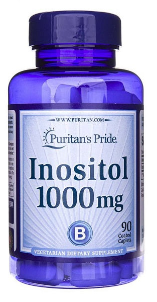 Puritan's Pride Inositol 1000 mg 90 cápsulas.