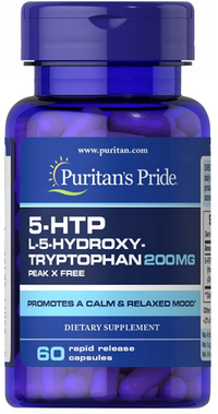 Miniatura de Puritan's Pride 5-htp 200 mg 60 caps.