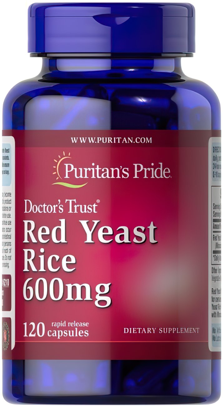 Promove a saúde cardiovascular com Puritan's Pride Red Yeast Rice 600 mg 120 cápsulas, um suplemento natural para manter níveis saudáveis de colesterol.