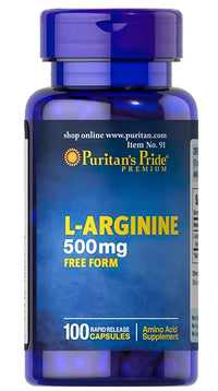 Miniatura de L-arginina 500 mg forma livre 100 cápsulas - frente 2