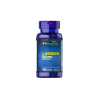 Miniatura de L-arginina 500 mg forma livre 100 cápsulas - frente