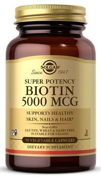 Miniatura de Biotin 5000 mcg 100 cápsulas vegetais - frente 2