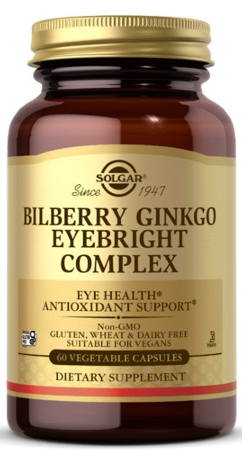 Bilberry Ginkgo Eyebright Complex 60 Cápsulas Vegetais - frente 2