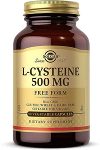 Miniatura de L-Cysteine 500 mg 90 Cápsulas vegetais - frente 2