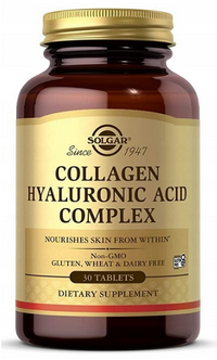 Miniatura de Solgar's Hyaluronic acid 120 mg 30 tab complex.