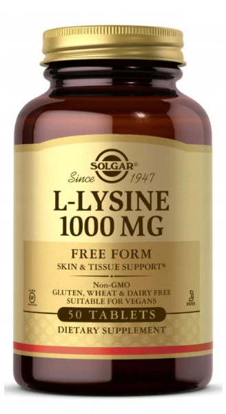 L-Lysine 1000 mg 50 comprimidos - frente 2