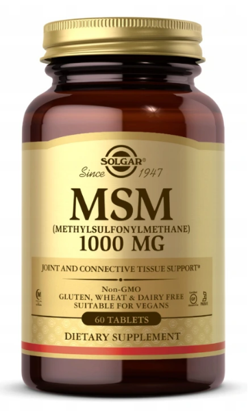 MSM 1000 mg 60 comprimidos - frente 2