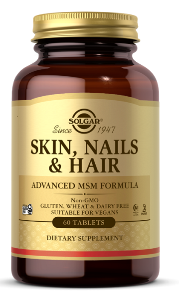Solgar Hair, Skin & Nails 60 comprimidos fórmula sm avançada.
