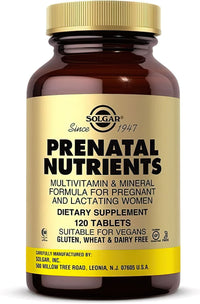 Miniatura de Um frasco de Solgar Prenatal Nutrients 120 Tablets.