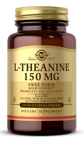 L-Teanina 150 mg 60 cápsulas vegetais - frente 2