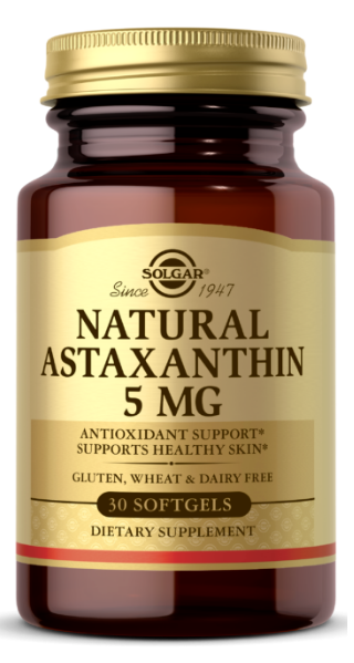 Solgar Natural Astaxanthin 5 mg 30 softgel é um poderoso antioxidante que proporciona inúmeros benefícios para a pele. Cada dose contém 5 mg desta potente astaxantina, garantindo a máxima eficácia na promoção de uma pele saudável.