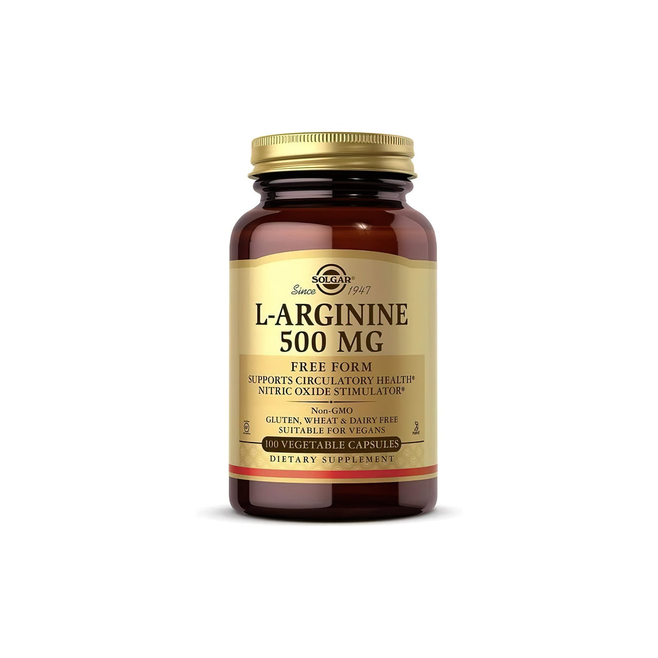 L-Arginina 500 mg 100 vcaps - frente