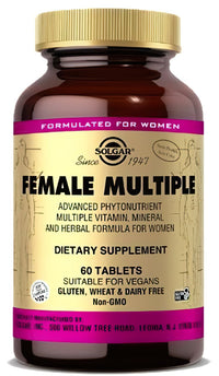 Miniatura de um frasco de Solgar Female Multiple 60 Tablets.