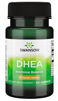 Miniatura de Swanson's DHEA - 10 mg 120 cápsulas cápsulas de equilíbrio hormonal.