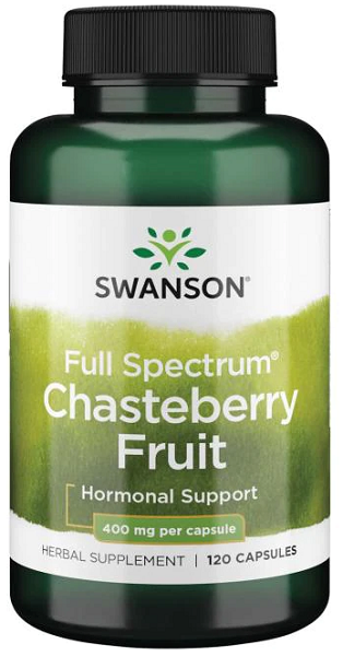 Swanson Chasteberry Fruit - 400 mg 120 cápsulas.