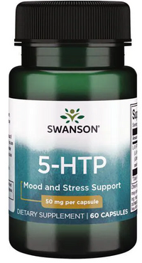 Miniatura de 5-HTP Mood and Stress Support capsules de Swanson.