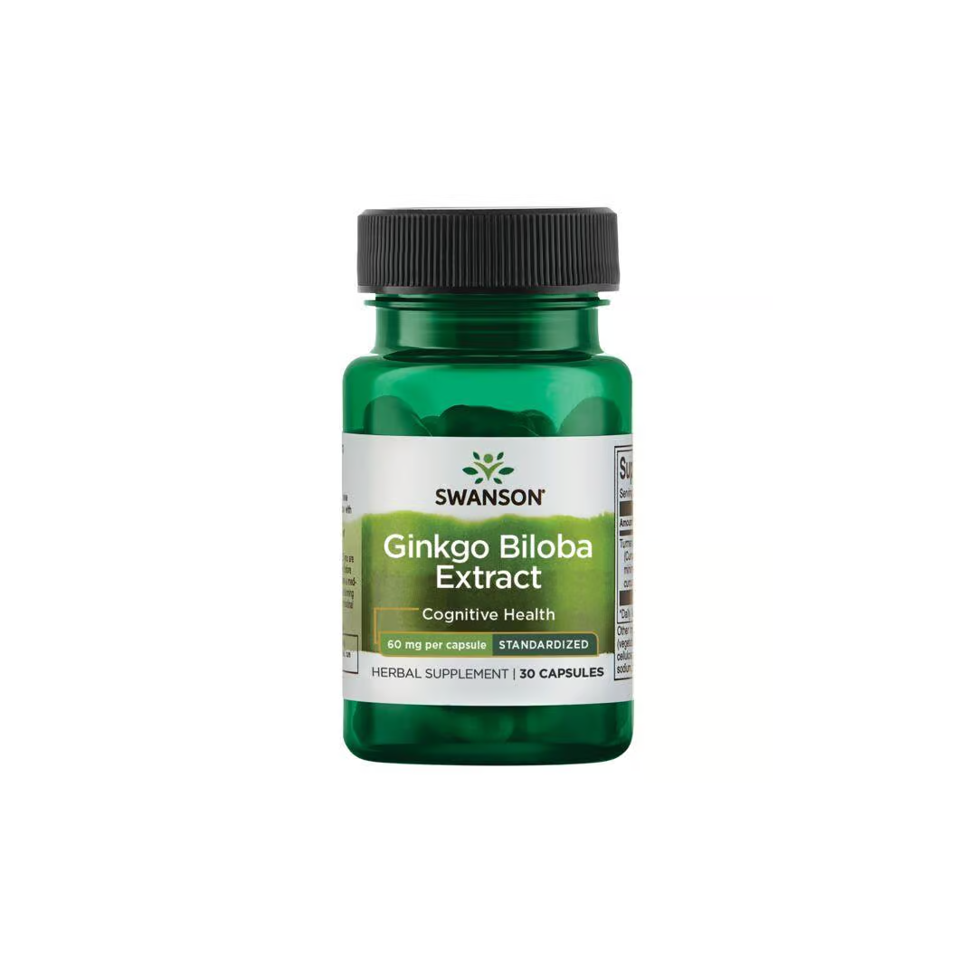 Ginkgo Biloba Extract 60 mg 30 Capsules