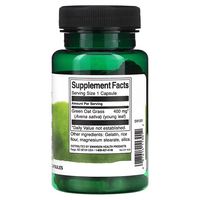 Thumbnail for Avena Sativa 400 mg 60 Capsules