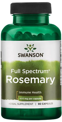 Miniatura de Swanson Rosemary - 400 mg 90 cápsulas repletas de antioxidantes para combater os radicais livres.