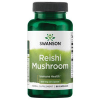 Thumbnail for Reishi Mushroom 600 mg 60 Veggie Capsules - FRONT