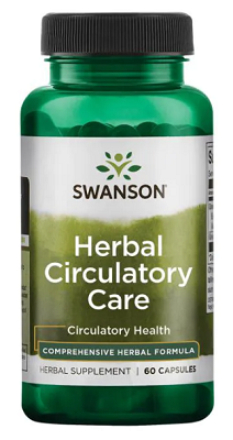 Swanson Herbal Circulatory Care - 60 cápsulas.