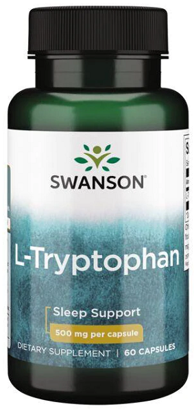 L-Tryptophan - 500 mg 60 cápsulas - frente 2