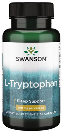 Miniatura de L-Tryptophan - 500 mg 60 cápsulas - frente 2